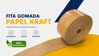 Fita Gomada Papel Kraft